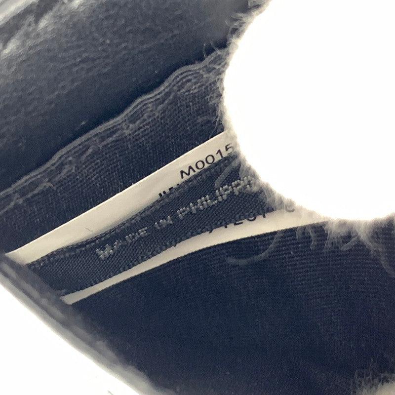 【中古品】【メンズ/レディース】 MARC JACOBS マーク・ジェイコブス THE TEXTURED BOX M0015111 001 テクスチャード ボックス 三つ折り財布 コンパクトウォレット 200-261011-ko-11-teih カラー：ブラック 万代Net店