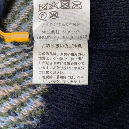 【中古品】【メンズ】 UNION ORIGINAL ユニオンオリジナル MICHEAUX CARDIGAN MADE IN CHINA ミショー カーディガン トップス 中国製 142-261019-ss-09-teih サイズ：5 カラー：総柄 万代Net店