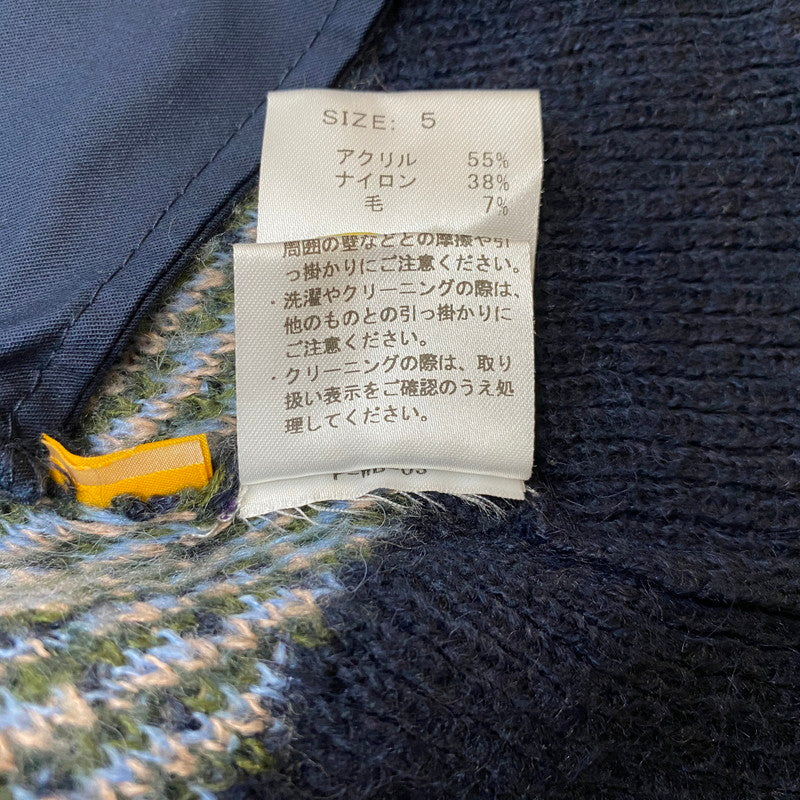 【中古品】【メンズ】 UNION ORIGINAL ユニオンオリジナル MICHEAUX CARDIGAN MADE IN CHINA ミショー カーディガン トップス 中国製 142-261019-ss-09-teih サイズ：5 カラー：総柄 万代Net店