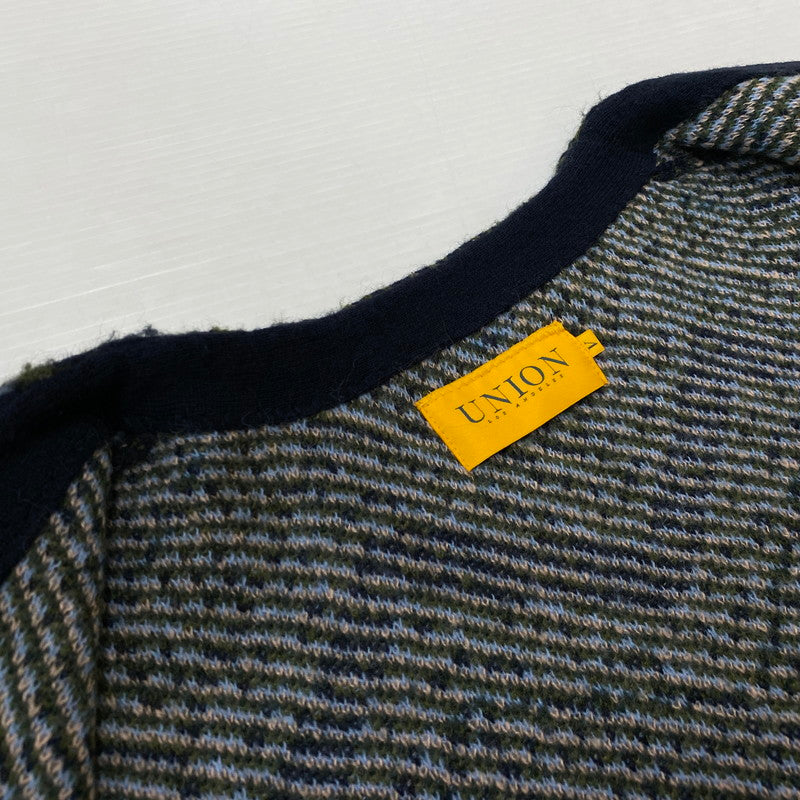 【中古品】【メンズ】 UNION ORIGINAL ユニオンオリジナル MICHEAUX CARDIGAN MADE IN CHINA ミショー カーディガン トップス 中国製 142-261019-ss-09-teih サイズ：5 カラー：総柄 万代Net店