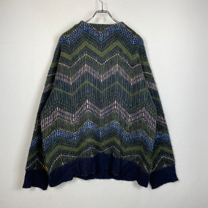 【中古品】【メンズ】 UNION ORIGINAL ユニオンオリジナル MICHEAUX CARDIGAN MADE IN CHINA ミショー カーディガン トップス 中国製 142-261019-ss-09-teih サイズ：5 カラー：総柄 万代Net店
