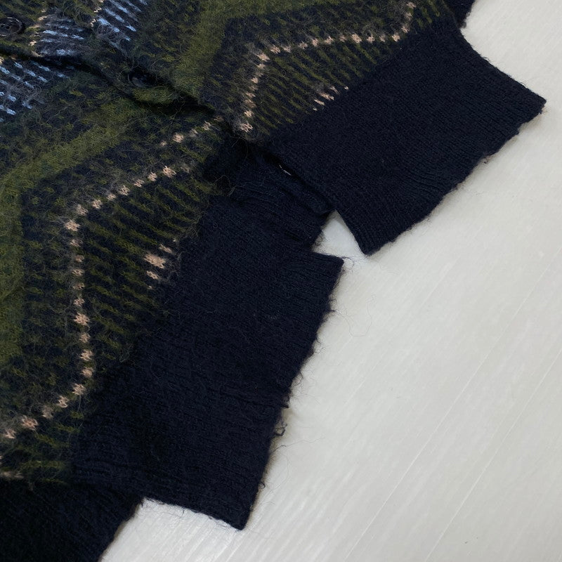 【中古品】【メンズ】 UNION ORIGINAL ユニオンオリジナル MICHEAUX CARDIGAN MADE IN CHINA ミショー カーディガン トップス 中国製 142-261019-ss-09-teih サイズ：5 カラー：総柄 万代Net店