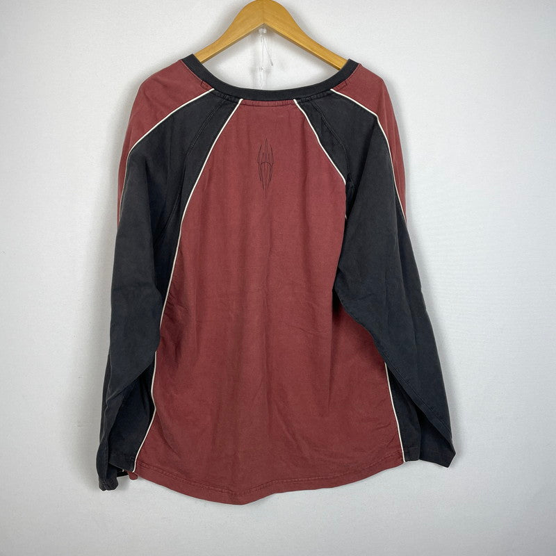 【中古品】【メンズ】 Harley-Davidson ハーレーダビッドソン RAGLAN L/S TEE ラグラン ロングスリーブTシャツ 長袖トップス 145-261014-ss-04-teih サイズ：2XL カラー：ブラウン系 万代Net店