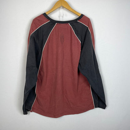 【中古品】【メンズ】 Harley-Davidson ハーレーダビッドソン RAGLAN L/S TEE ラグラン ロングスリーブTシャツ 長袖トップス 145-261014-ss-04-teih サイズ：2XL カラー：ブラウン系 万代Net店