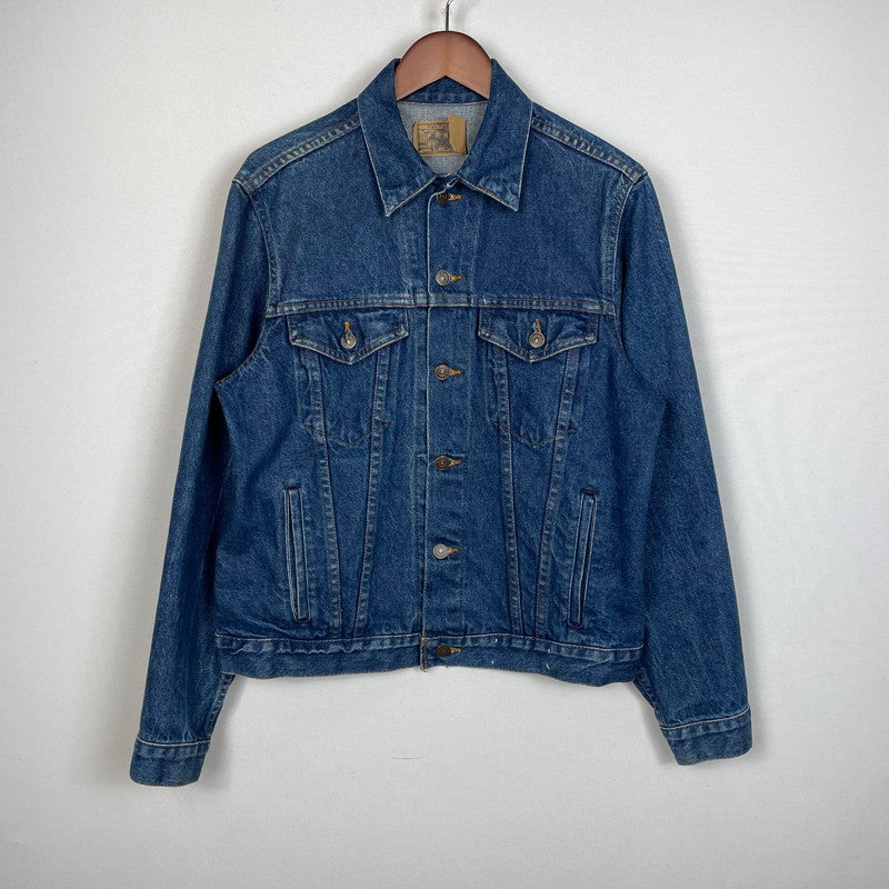 【中古品】【メンズ】 Plain Pockets by JC PENNEY プレーンポケッツ バイ ジェーシーペニー DENIM JACKET デニムジャケット アウター Gジャン 145-261014-ss-10-teih サイズ：40 カラー：インディゴ 万代Net店