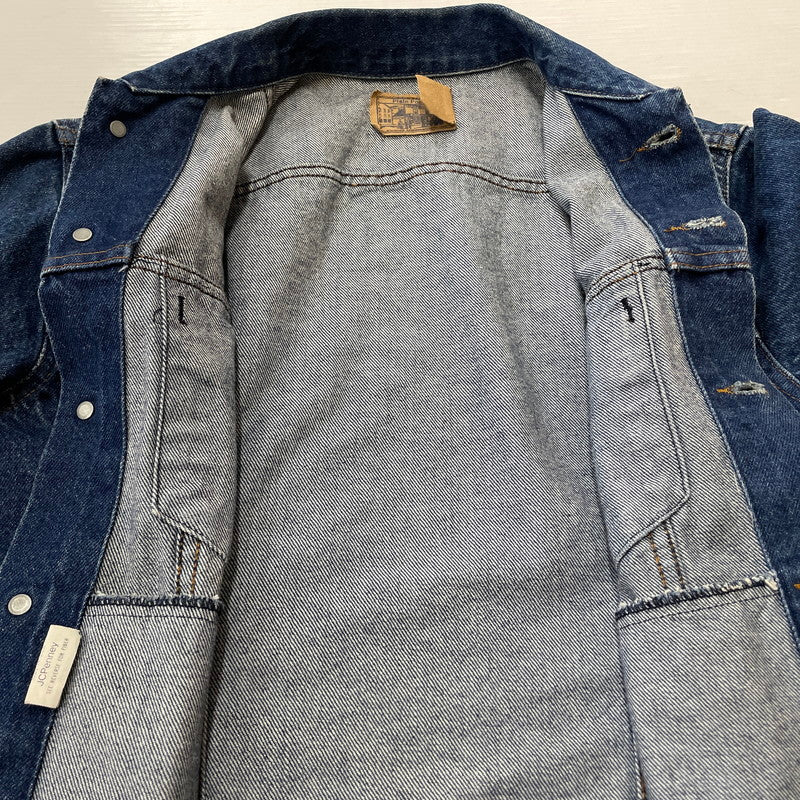 【中古品】【メンズ】 Plain Pockets by JC PENNEY プレーンポケッツ バイ ジェーシーペニー DENIM JACKET デニムジャケット アウター Gジャン 145-261014-ss-10-teih サイズ：40 カラー：インディゴ 万代Net店