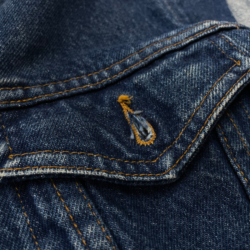 【中古品】【メンズ】 Plain Pockets by JC PENNEY プレーンポケッツ バイ ジェーシーペニー DENIM JACKET デニムジャケット アウター Gジャン 145-261014-ss-10-teih サイズ：40 カラー：インディゴ 万代Net店