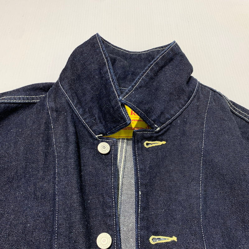 【中古品】【メンズ】 Levi's Red リーバイスレッド ENGINEERED COAT THE LIGHTS GO OUT A0146-0000 エンジニアード コート ライトアウター デニムジャケット カバーオール 145-261009-ko-09-teih サイズ：L カラー：インディゴ 万代Net店