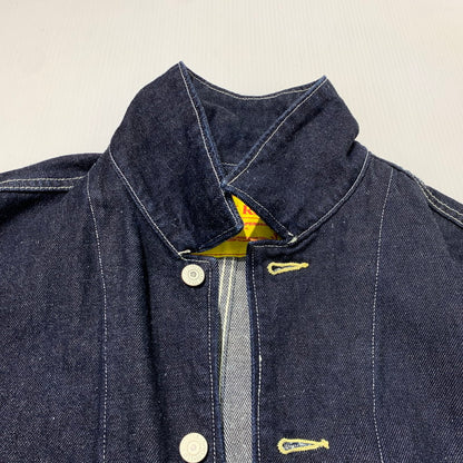 【中古品】【メンズ】 Levi's Red リーバイスレッド ENGINEERED COAT THE LIGHTS GO OUT A0146-0000 エンジニアード コート ライトアウター デニムジャケット カバーオール 145-261009-ko-09-teih サイズ：L カラー：インディゴ 万代Net店