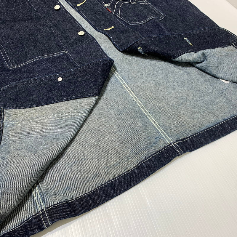 【中古品】【メンズ】 Levi's Red リーバイスレッド ENGINEERED COAT THE LIGHTS GO OUT A0146-0000 エンジニアード コート ライトアウター デニムジャケット カバーオール 145-261009-ko-09-teih サイズ：L カラー：インディゴ 万代Net店