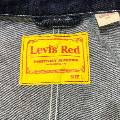 【中古品】【メンズ】 Levi's Red リーバイスレッド ENGINEERED COAT THE LIGHTS GO OUT A0146-0000 エンジニアード コート ライトアウター デニムジャケット カバーオール 145-261009-ko-09-teih サイズ：L カラー：インディゴ 万代Net店