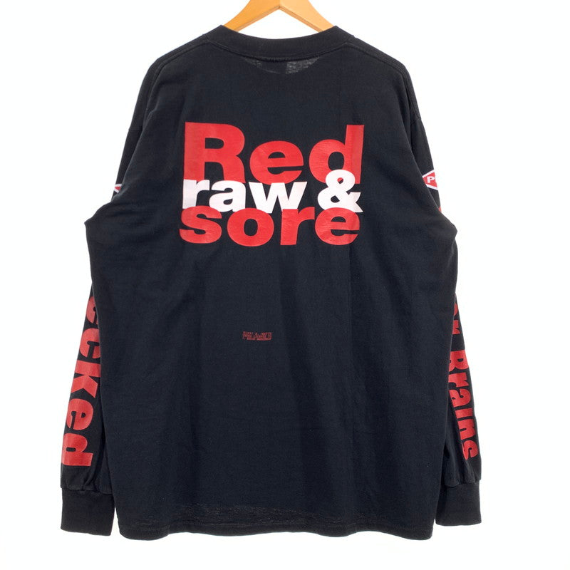 【中古品】【メンズ】 ALL SPORT オールスポーツ 90's RAYMOND WATTS L/S TEE PIG 90年代 レイモンド ワッツ ロングスリーブ Tシャツ 長袖 トップス 145-261009-ko-02-teih サイズ：XL カラー：ブラック 万代Net店