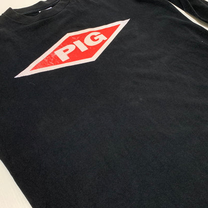 【中古品】【メンズ】 ALL SPORT オールスポーツ 90's RAYMOND WATTS L/S TEE PIG 90年代 レイモンド ワッツ ロングスリーブ Tシャツ 長袖 トップス 145-261009-ko-02-teih サイズ：XL カラー：ブラック 万代Net店