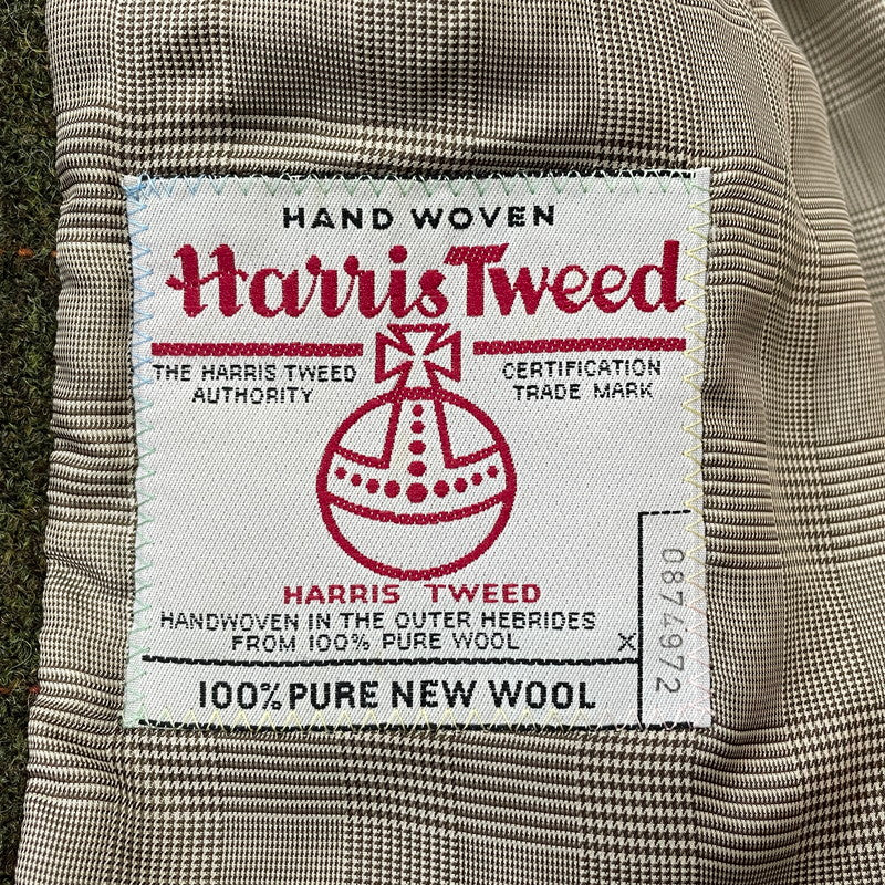 【中古品】【メンズ】 HARRIS TWEED ハリスツイード× Alexander Julian アレキサンダー ジュリアン 別注コラボ QUILTED JACKET 03AC5-391 キルティングジャケット アウター 147-261014-ss-11-teih サイズ：M カラー：カーキ 万代Net店