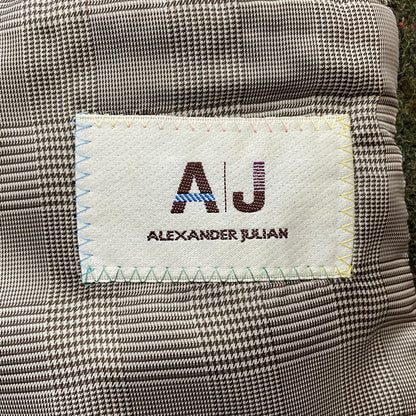 【中古品】【メンズ】 HARRIS TWEED ハリスツイード× Alexander Julian アレキサンダー ジュリアン 別注コラボ QUILTED JACKET 03AC5-391 キルティングジャケット アウター 147-261014-ss-11-teih サイズ：M カラー：カーキ 万代Net店