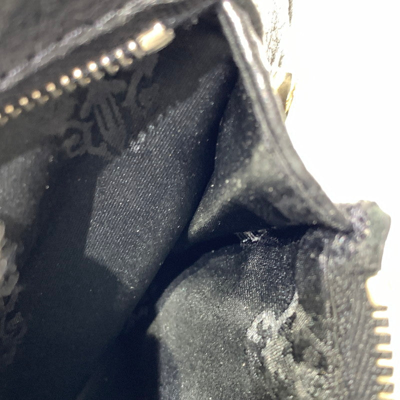 【中古品】【メンズ】 CHROME HEARTS クロムハーツ 1SNAP CROSS BUTTON LEATHER WALLET 1スナップ クロスボタン レザーウォレット 二つ折り財布 190-261027-ko-11-teih カラー：ブラック 万代Net店