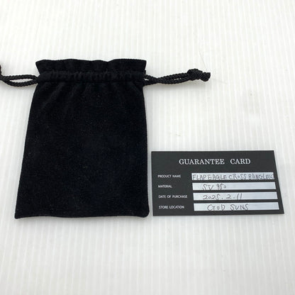 【中古品】【メンズ】 GOD SUNS ゴッドサンズ FLAP EAGLE CROSS BANGLE フラップイーグル クロスバングル アクセサリー 925 191-261009-ko-18-teih カラー：シルバー 万代Net店