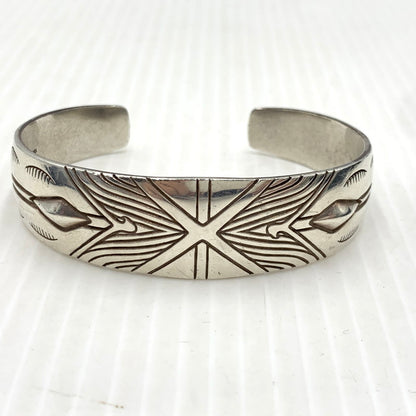 【中古品】【メンズ】 GOD SUNS ゴッドサンズ FLAP EAGLE CROSS BANGLE フラップイーグル クロスバングル アクセサリー 925 191-261009-ko-18-teih カラー：シルバー 万代Net店