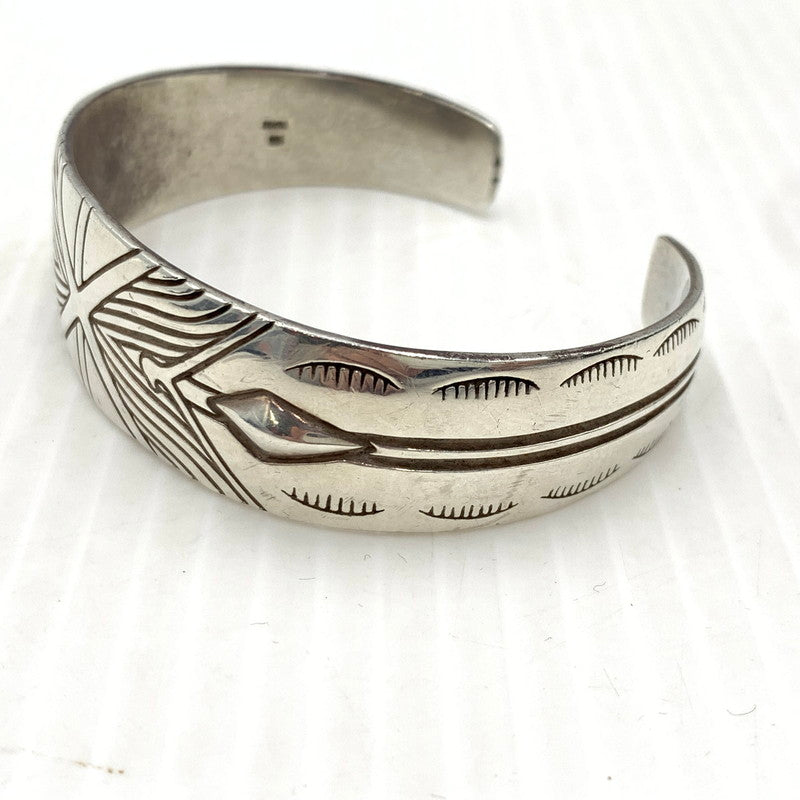 【中古品】【メンズ】 GOD SUNS ゴッドサンズ FLAP EAGLE CROSS BANGLE フラップイーグル クロスバングル アクセサリー 925 191-261009-ko-18-teih カラー：シルバー 万代Net店
