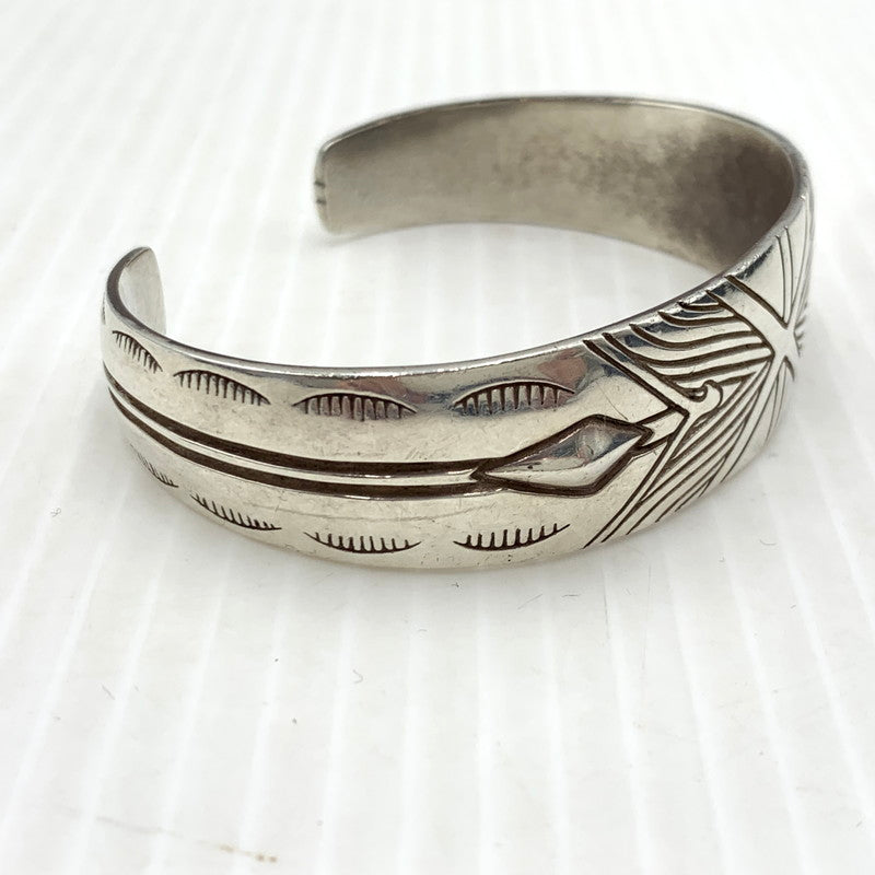 【中古品】【メンズ】 GOD SUNS ゴッドサンズ FLAP EAGLE CROSS BANGLE フラップイーグル クロスバングル アクセサリー 925 191-261009-ko-18-teih カラー：シルバー 万代Net店