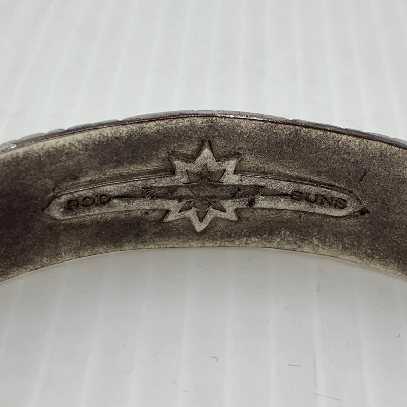 【中古品】【メンズ】 GOD SUNS ゴッドサンズ FLAP EAGLE CROSS BANGLE フラップイーグル クロスバングル アクセサリー 925 191-261009-ko-18-teih カラー：シルバー 万代Net店