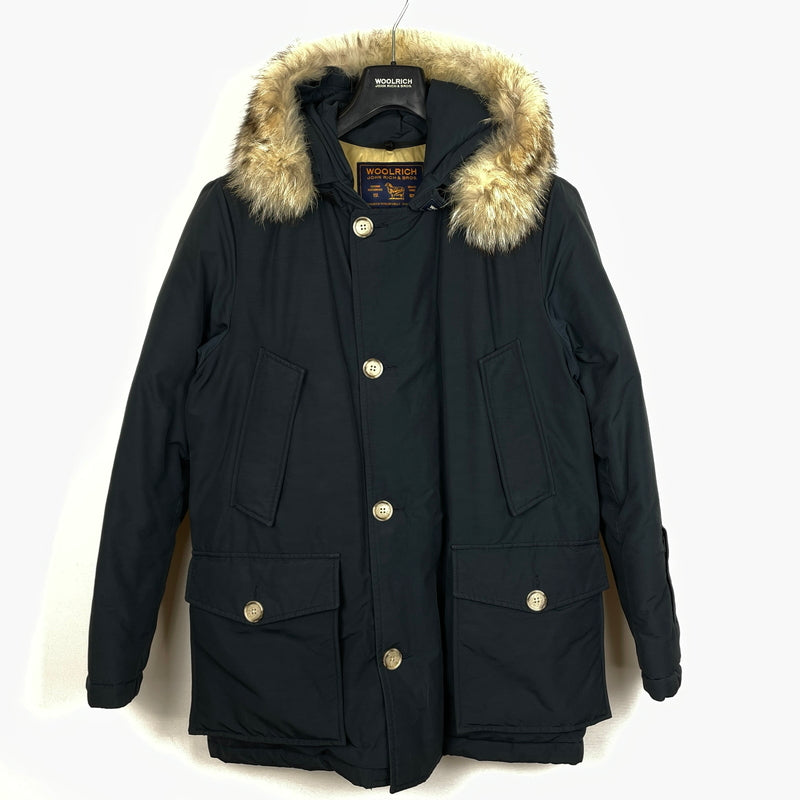 【中古品】【メンズ】 WOOL RICH ウール リッチ × SOPHNET. ソフネット 16AW ARCTIC PARKA SOPH-167155 2016年秋冬 アークティック パーカー アウター 144-261009-sa-04-teih サイズ：L カラー：ネイビー 万代Net店