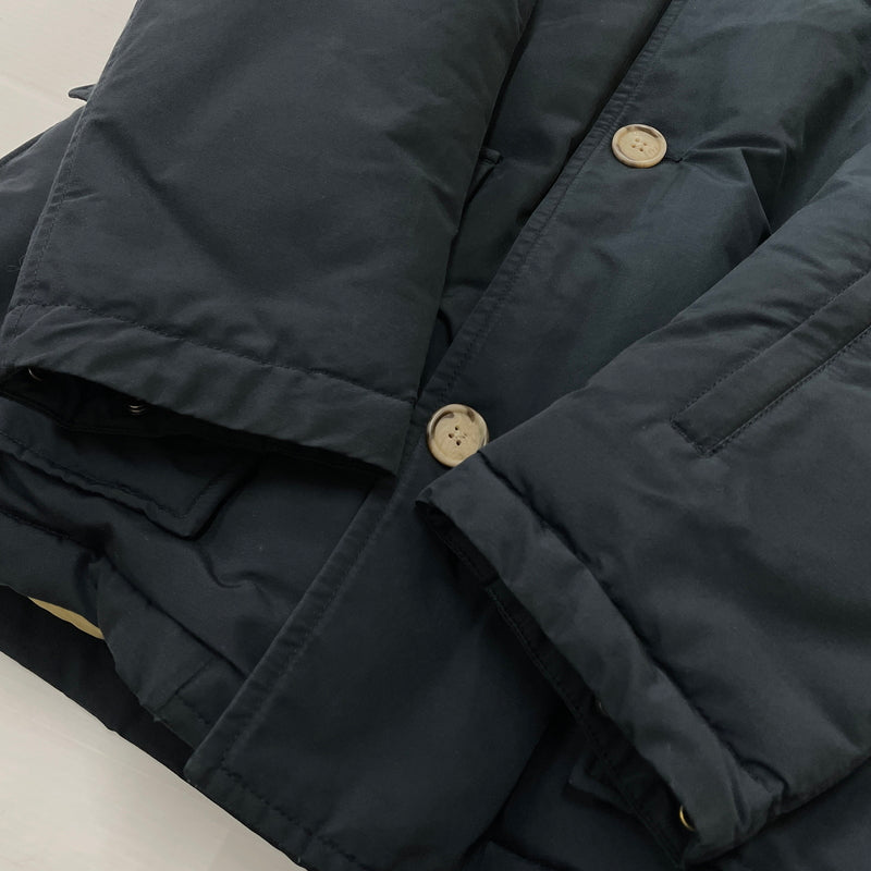 【中古品】【メンズ】 WOOL RICH ウール リッチ × SOPHNET. ソフネット 16AW ARCTIC PARKA SOPH-167155 2016年秋冬 アークティック パーカー アウター 144-261009-sa-04-teih サイズ：L カラー：ネイビー 万代Net店