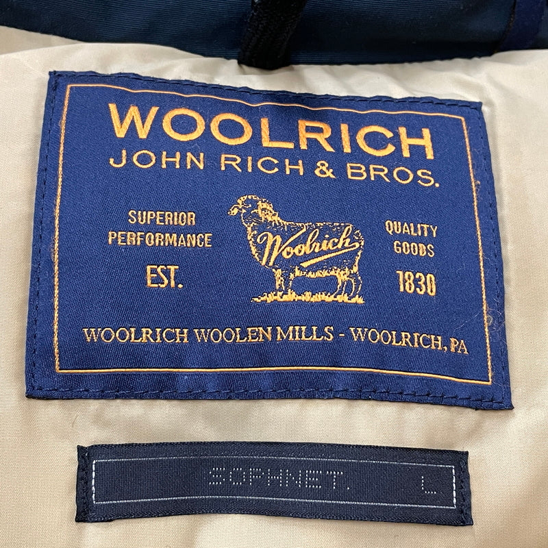 【中古品】【メンズ】 WOOL RICH ウール リッチ × SOPHNET. ソフネット 16AW ARCTIC PARKA SOPH-167155 2016年秋冬 アークティック パーカー アウター 144-261009-sa-04-teih サイズ：L カラー：ネイビー 万代Net店