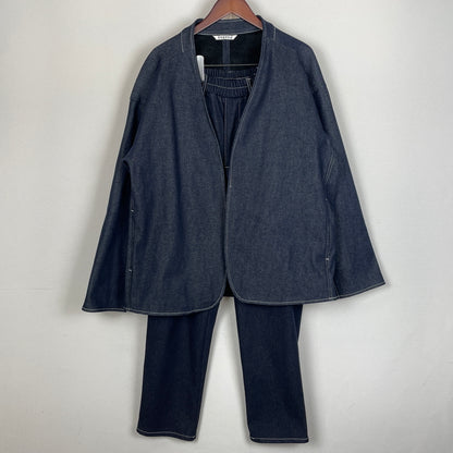 【中古品】【メンズ】 SUAVELE シュアーブル INDIGO SET UP インディゴ セットアップ 147-261009-sa-10-teih サイズ：3 カラー：インディゴ 万代Net店