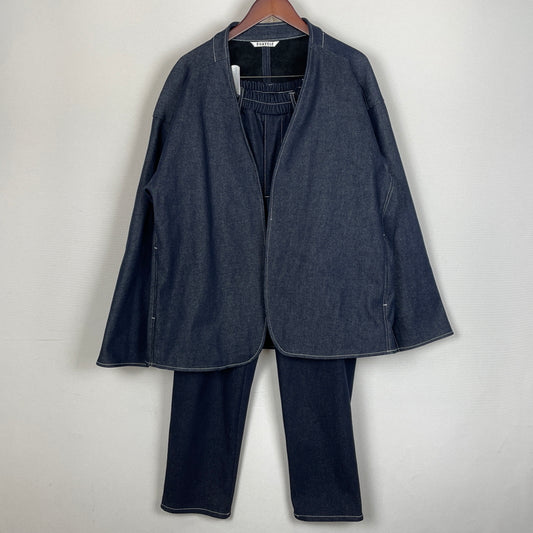 【中古品】【メンズ】 SUAVELE シュアーブル INDIGO SET UP インディゴ セットアップ 147-261009-sa-10-teih サイズ：3 カラー：インディゴ 万代Net店