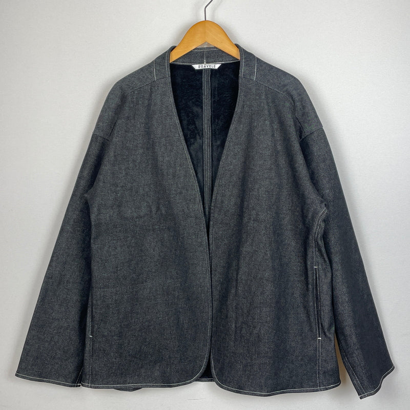 【中古品】【メンズ】 SUAVELE シュアーブル INDIGO SET UP インディゴ セットアップ 147-261009-sa-11-teih サイズ：上 3/下 4 カラー：インディゴ 万代Net店