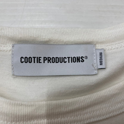 【中古品】【メンズ】 COOTIE PRODUCTIONS クーティープロダクションズ × Jakob Morley ヤコブ モーリー 別注コラボ PRINT S/S TEE プリント ショートスリーブTシャツ 半袖トップス 142-261019-ss-05-teih サイズ：M カラー：ホワイト 万代Net店