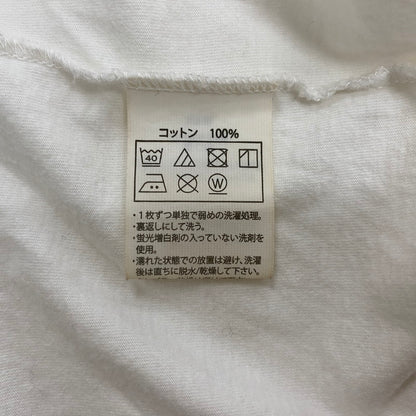 【中古品】【メンズ】 COOTIE PRODUCTIONS クーティープロダクションズ × Jakob Morley ヤコブ モーリー 別注コラボ PRINT S/S TEE プリント ショートスリーブTシャツ 半袖トップス 142-261019-ss-05-teih サイズ：M カラー：ホワイト 万代Net店