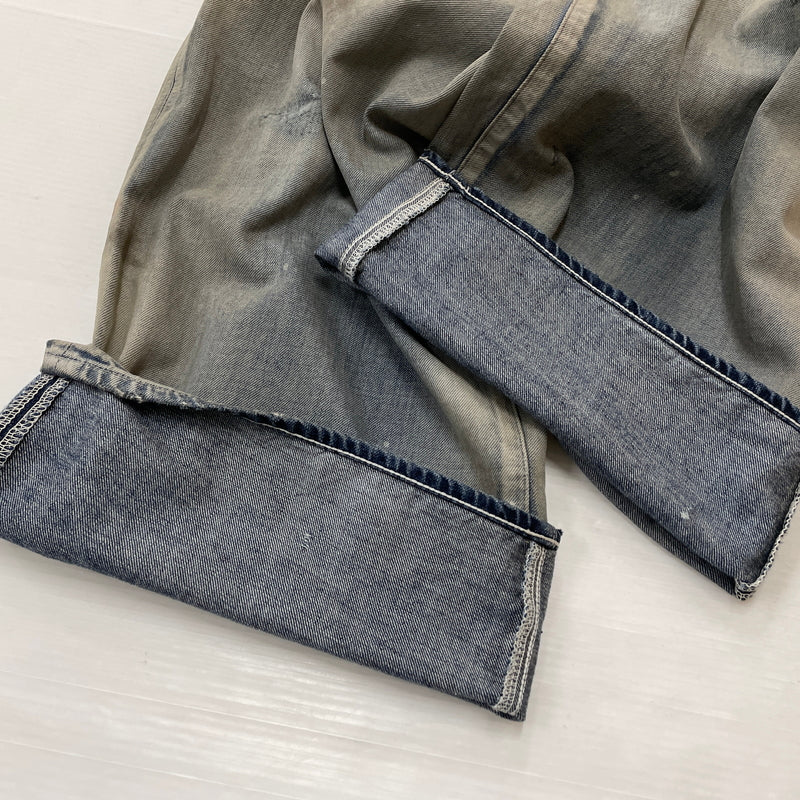 【中古品】【メンズ】 ANCELLM アンセルム 06-26SS-B AGING TYPE-B DENIM ナンバーシックス 2026年春夏 エイジング タイプビー デニム ボトムス ジーンズ 151-261009-sa-08-teih サイズ：2 カラー：インディゴ 万代Net店