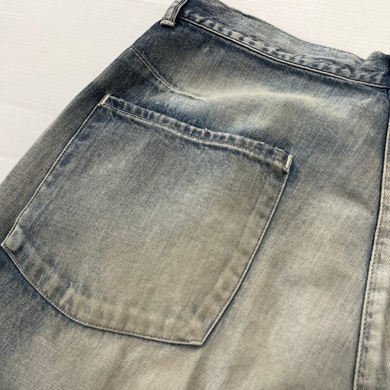 【中古品】【メンズ】 ANCELLM アンセルム 06-26SS-B AGING TYPE-B DENIM ナンバーシックス 2026年春夏 エイジング タイプビー デニム ボトムス ジーンズ 151-261009-sa-08-teih サイズ：2 カラー：インディゴ 万代Net店