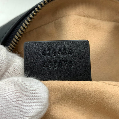 【中古品】【メンズ/レディース】 GUCCI グッチ GG MARMONT WAIST BAG 476434 493075 マーモント ウエストバッグ カバン レザーベルト 180-261011-ko-12-teih カラー：ブラック 万代Net店