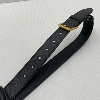 【中古品】【メンズ/レディース】 GUCCI グッチ GG MARMONT WAIST BAG 476434 493075 マーモント ウエストバッグ カバン レザーベルト 180-261011-ko-12-teih カラー：ブラック 万代Net店