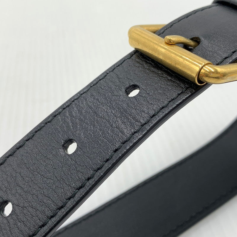 【中古品】【メンズ/レディース】 GUCCI グッチ GG MARMONT WAIST BAG 476434 493075 マーモント ウエストバッグ カバン レザーベルト 180-261011-ko-12-teih カラー：ブラック 万代Net店