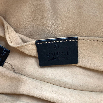 【中古品】【メンズ/レディース】 GUCCI グッチ GG MARMONT WAIST BAG 476434 493075 マーモント ウエストバッグ カバン レザーベルト 180-261011-ko-12-teih カラー：ブラック 万代Net店