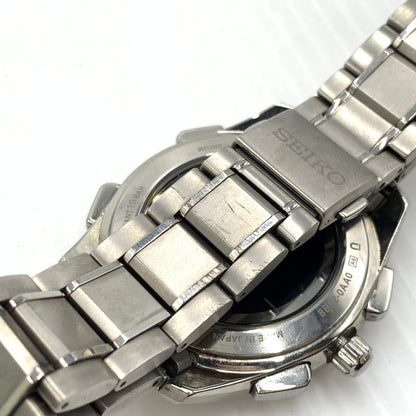 【中古品】【メンズ】 SEIKO セイコー BRIGHTZ FLIGHT EXPERT 8B92-0AA0 ブライツ フライトエキスパート 腕時計 197-261011-ko-05-teih カラー：シルバー/ブラック 万代Net店
