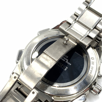 【中古品】【メンズ】 SEIKO セイコー BRIGHTZ FLIGHT EXPERT 8B92-0AA0 ブライツ フライトエキスパート 腕時計 197-261011-ko-05-teih カラー：シルバー/ブラック 万代Net店