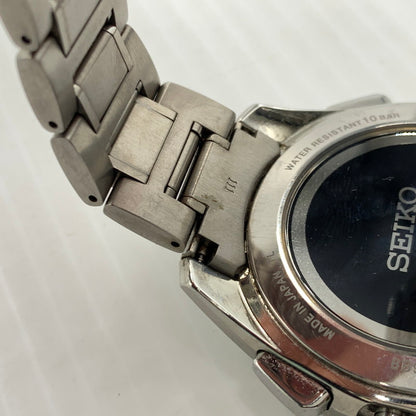 【中古品】【メンズ】 SEIKO セイコー BRIGHTZ FLIGHT EXPERT 8B92-0AA0 ブライツ フライトエキスパート 腕時計 197-261011-ko-05-teih カラー：シルバー/ブラック 万代Net店