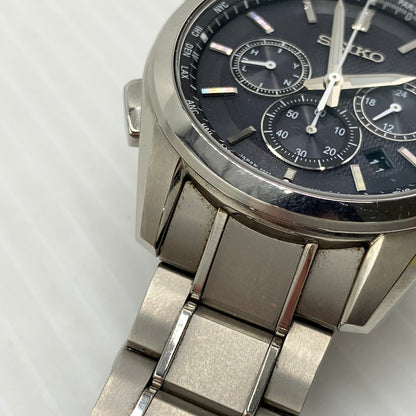 【中古品】【メンズ】 SEIKO セイコー BRIGHTZ FLIGHT EXPERT 8B92-0AA0 ブライツ フライトエキスパート 腕時計 197-261011-ko-05-teih カラー：シルバー/ブラック 万代Net店