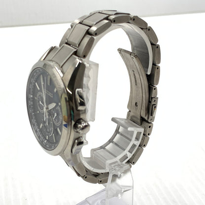 【中古品】【メンズ】 SEIKO セイコー BRIGHTZ FLIGHT EXPERT 8B92-0AA0 ブライツ フライトエキスパート 腕時計 197-261011-ko-05-teih カラー：シルバー/ブラック 万代Net店