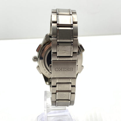 【中古品】【メンズ】 SEIKO セイコー BRIGHTZ FLIGHT EXPERT 8B92-0AA0 ブライツ フライトエキスパート 腕時計 197-261011-ko-05-teih カラー：シルバー/ブラック 万代Net店