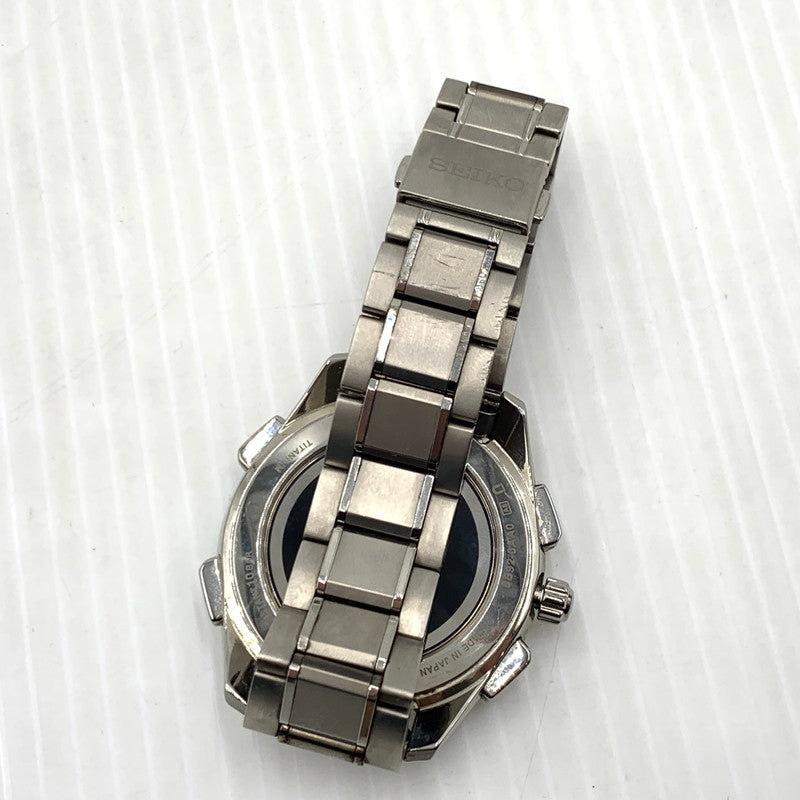 【中古品】【メンズ】 SEIKO セイコー BRIGHTZ FLIGHT EXPERT 8B92-0AA0 ブライツ フライトエキスパート 腕時計 197-261011-ko-05-teih カラー：シルバー/ブラック 万代Net店
