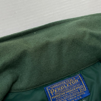 【現状渡し品】【メンズ】 PENDLETON ペンドルトン L/S 70’s VINTAGE WOOL BOARD SHIRT A026 338 ロングスリーブ 70年代 ヴィンテージ ウール ボート シャツ 長袖 トップス 145-261009-sa-02-teih サイズ：M カラー：グリーン 万代Net店