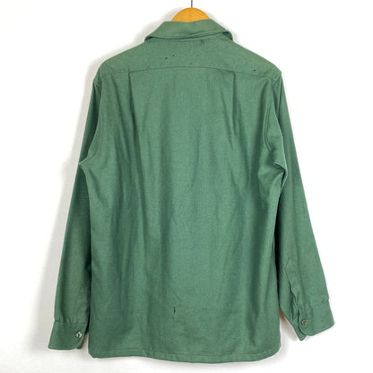 【現状渡し品】【メンズ】 PENDLETON ペンドルトン L/S 70’s VINTAGE WOOL BOARD SHIRT A026 338 ロングスリーブ 70年代 ヴィンテージ ウール ボート シャツ 長袖 トップス 145-261009-sa-02-teih サイズ：M カラー：グリーン 万代Net店