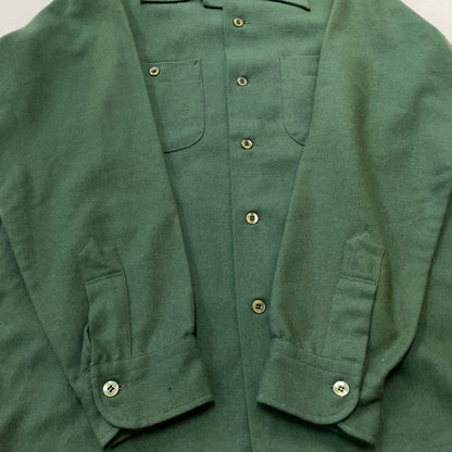 【現状渡し品】【メンズ】 PENDLETON ペンドルトン L/S 70’s VINTAGE WOOL BOARD SHIRT A026 338 ロングスリーブ 70年代 ヴィンテージ ウール ボート シャツ 長袖 トップス 145-261009-sa-02-teih サイズ：M カラー：グリーン 万代Net店