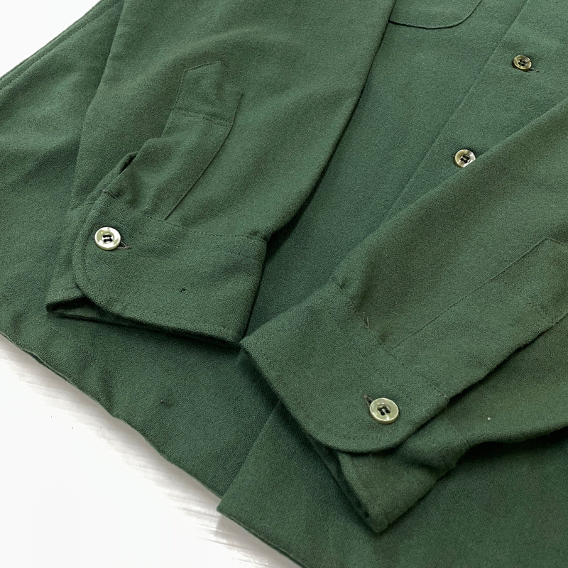 【現状渡し品】【メンズ】 PENDLETON ペンドルトン L/S 70’s VINTAGE WOOL BOARD SHIRT A026 338 ロングスリーブ 70年代 ヴィンテージ ウール ボート シャツ 長袖 トップス 145-261009-sa-02-teih サイズ：M カラー：グリーン 万代Net店